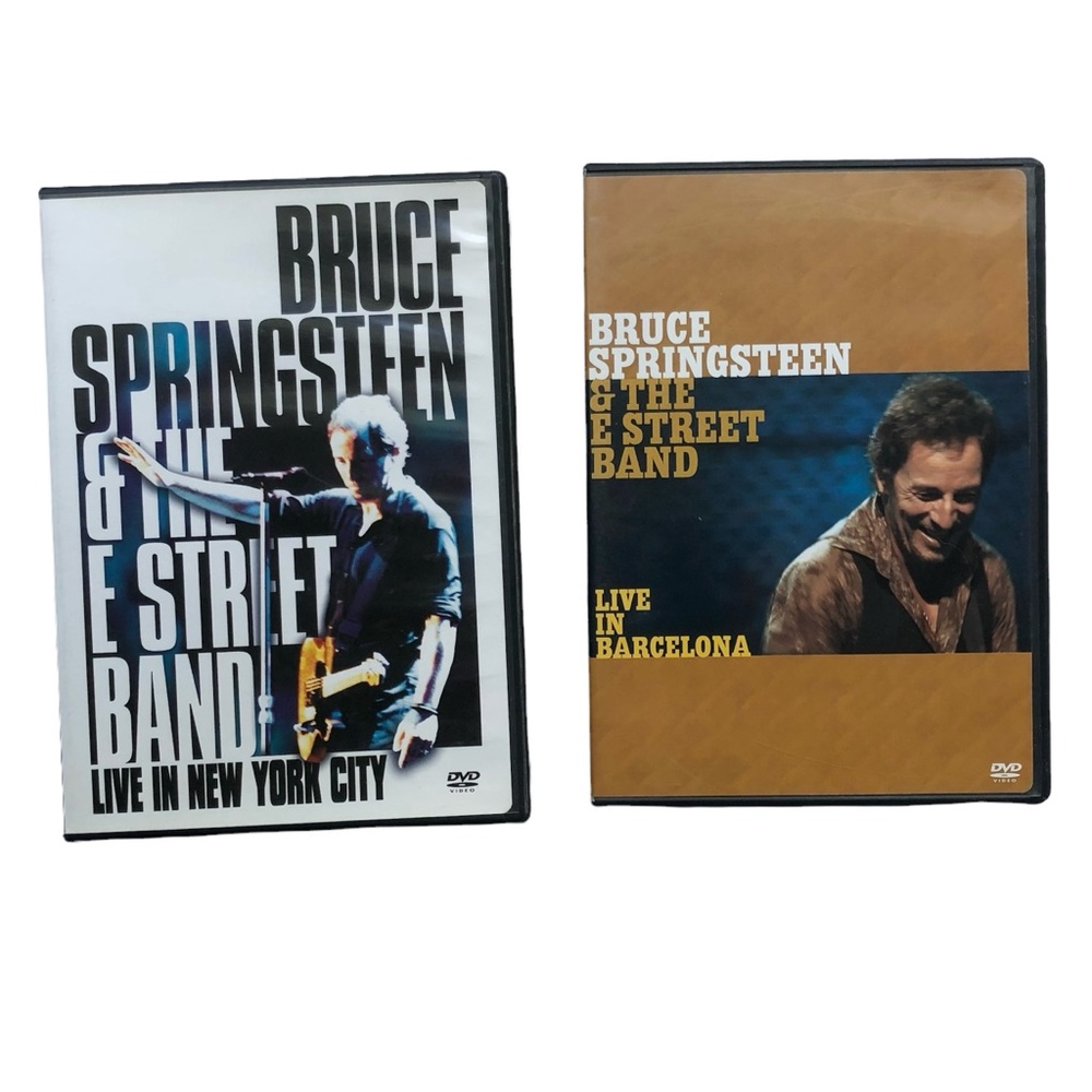 2 Bruce Springsteen & The E Street Band LIVE concert DVDs NYC Barcelona